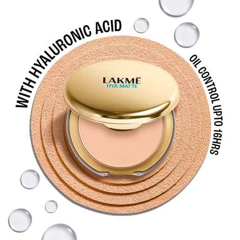 Buy Lakme 9to5 Hya Matte Pressed Powder With Hyaluronic Acid, Oil Control Formula Upto 16 Hrs - Beige - 9 gm - Purplle