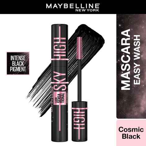 Buy Maybelline Lash Sensational Sky High Easy Wash Mascara, Cosmic Black | Lengthening & Volumizing Mascara, 7.2 ml - Purplle