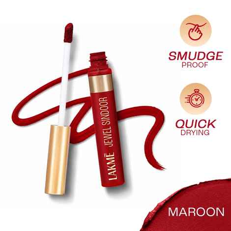 Buy Lakme Jewel Sindoor - Maroon - 5 ml - Purplle
