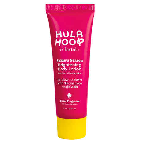Buy Hula Hoop by Foxtale Sakura Season Brightening Body Lotion (15 ml) - Purplle