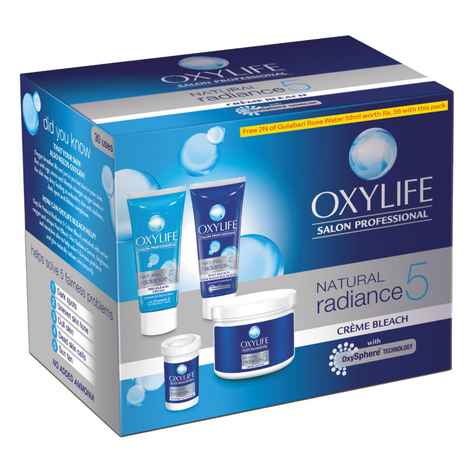 Buy Oxylife Natural Radiance -5 Bleach -310 gm - Purplle