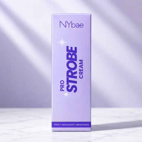 Buy NY Bae PRO Strobe Cream - Gold Sapphire (30 gm) | Primer + Highlighter + Moisturizer | Dewy Makeup | Glowing Korean Skin | Value Pack | Best Suited For Normal To Dry Skin - Purplle