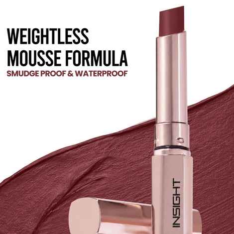 Buy Insight Makeup Essentials Mousse Lipstick - Mauve Souffle – 2.5 gm - Purplle
