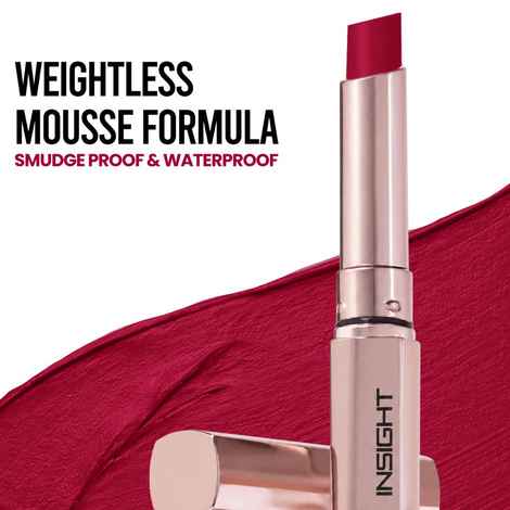 Buy Insight Makeup Essentials Mousse Lipstick - Red Tarte – 2.5 gm - Purplle
