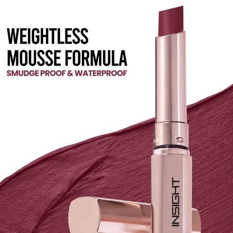 Buy Insight Makeup Essentials Mousse Lipstick - Rum Cake – 2.5 gm - Purplle