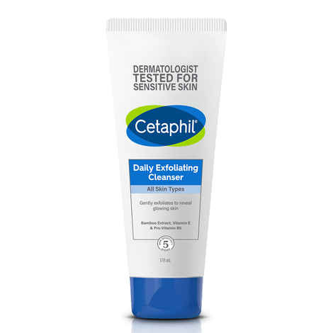 Buy Cetaphil Daily Exfoliating Cleanser 178 ml | Face Wash for Glowing Skin - Purplle