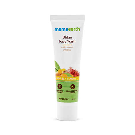 Buy Mamaearth Ubtan Face Wash 20 ml - Purplle