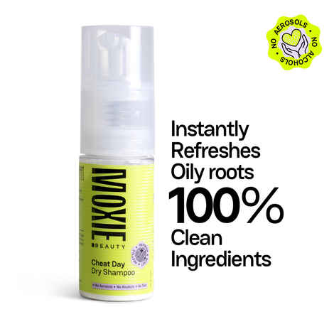 Buy Moxie Beauty Cheat Day Dry Shampoo | Absorbs Oil & Refreshes Greasy Roots | No Alcohol or Aerosols - 100% Plant-based | No white-cast or buildup | 30 gm, Pack of 1 - Purplle