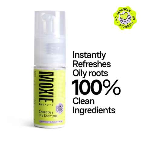 Buy Moxie Beauty Cheat Day Dry Shampoo | Absorbs Oil & Refreshes Greasy Roots | No Alcohol or Aerosols - 100% Plant-based | No white-cast or buildup | 30 gm, Single - Purplle