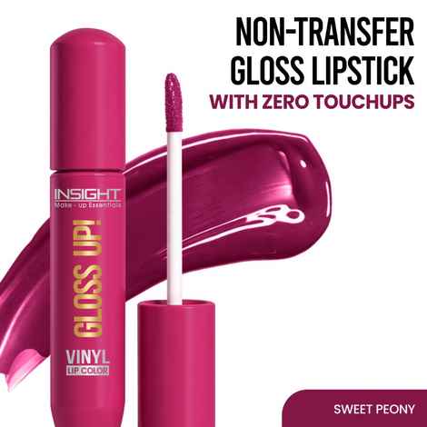 Buy Insight Cosmetics Gloss Up ! Vinyl Lip Color – Sweet Peony - 4 gm - Purplle