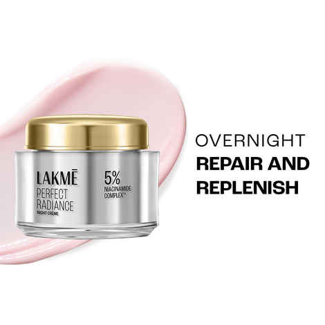 Buy Lakme Perfect Radiance Pigmentation Treatment Night Creme with 5% Niacinamide Complex, 28 gm - Purplle