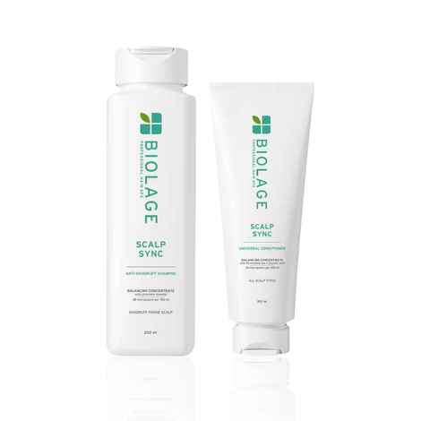 Buy Biolage Scalp Sync Anti-Dandruff Duo | Shampoo (200 ml) + Universal Conditioner (100 ml) - Combo of 2 - Purplle