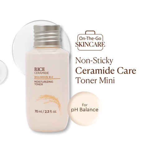 Buy The Face Shop Ceramide & Rice Face Toner (70 ml) Free - Purplle