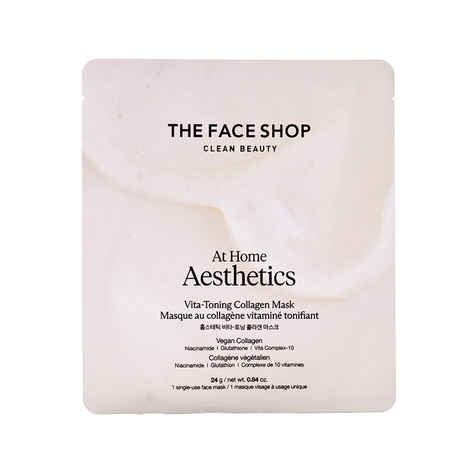 Buy The Face Shop At Home Aesthetics Vita-Toning Collagen Mask - 24 gm - Purplle