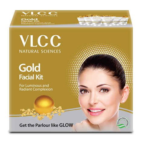 Buy VLCC Gold Facial Kit for Luminous and Radiant Complexion (60 gm) - Purplle