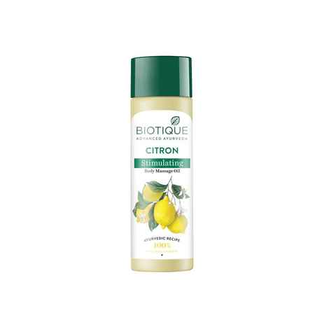 Buy Biotique Citron Stimulating Body Massage Oil (200 ml) - Purplle