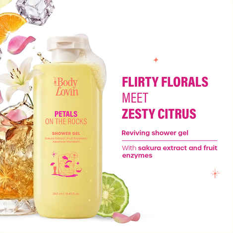 Buy Plum BodyLovin' Petals On The Rocks Shower Gel | 250 ml - Purplle