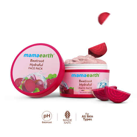 Buy Mamaearth Beetroot Hydraful Face Pack 200 gm - Purplle