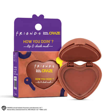 Buy Swiss Beauty Craze How You Doin’? Lip & Cheek Mud - 5 gm, Flirty Blush - Purplle