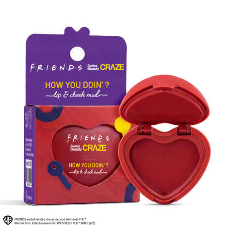 Buy Swiss Beauty Craze How You Doin’? Lip & Cheek Mud - 5 gm, Showtime Red - Purplle