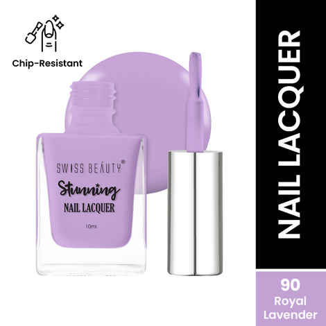 Buy Swiss Beauty Stunning Nail Lacquer - 10 ml, Shade 90 - Purplle