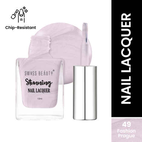 Buy Swiss Beauty Stunning Nail Lacquer 49 Fashion Prague (10 ml) - Purplle