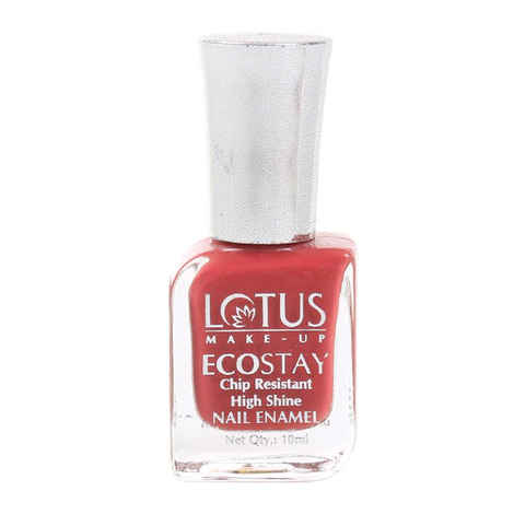 Buy Lotus Make-Up Ecostay Nail Enamel Love N Blush | Easy to Apply | Glossy Finish | 10ml - Purplle