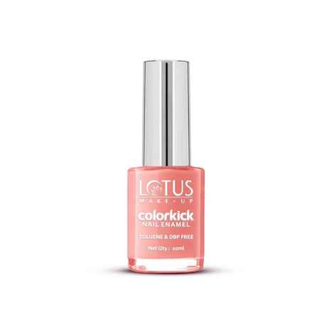 Buy Lotus Make-Up Colorkick Nail Enamel - Cozy Mulberry 94 | Chip Resistant | Glossy Finish | 10ml - Purplle