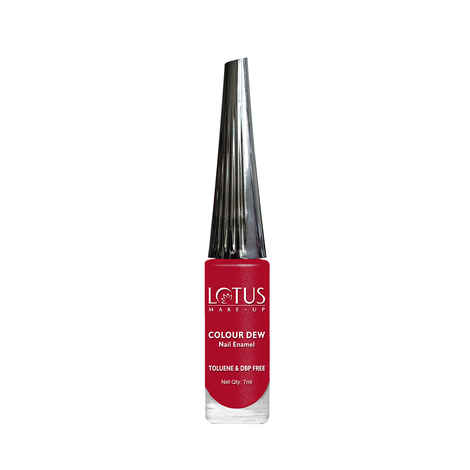 Buy Lotus Herbals Color Dew Nail Enamel Rouge Pulp 911 (7 ml) - Purplle
