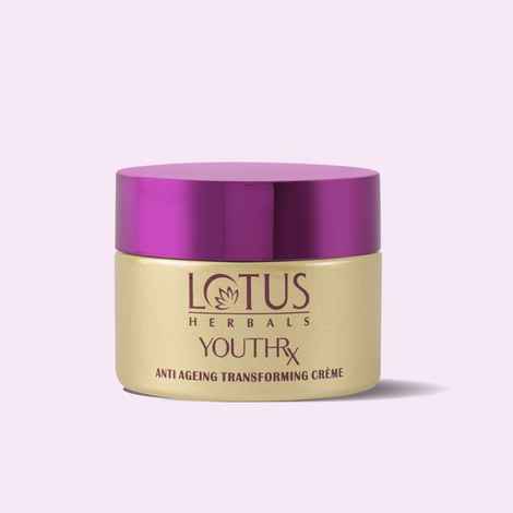 Buy Lotus Herbals YouthRx Anti Ageing Transforming Cream SPF 25 | PA+++ | Preservative Free | 10g - Purplle