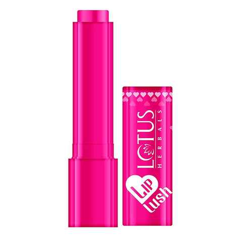 Buy Lotus Herbals Lip Lush Tinted Lip Balm - Pink Guava Rush | SPF 20 | 8h Moisturisation | 4 gm - Purplle