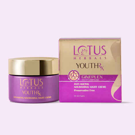 Buy Lotus Herbals YouthRx Anti Ageing Nourishing Night Cream - Purplle