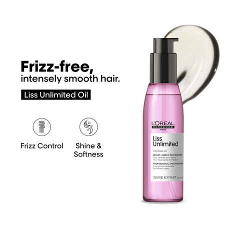 L'Oreal Professionnel Liss Unlimited Leave-In Hair Serum for Frizzy & Unruly Hair 125 ml