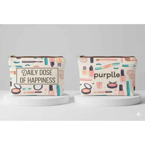 Buy Purplle GWP Jute Pouch 6 - Daily Dose of Happiness 1 pc - Purplle