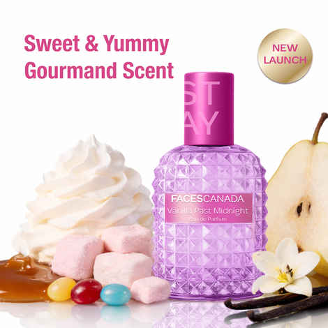 Buy FACES CANADA STAY Vanilla Past Midnight Eau de Parfum Mini for Women, 20 ml | Long-Lasting Sweet Gourmand Perfume with Caramel, Vanilla, Tonka & Sandalwood |Gifts for Women | Premium Fragrance - Purplle