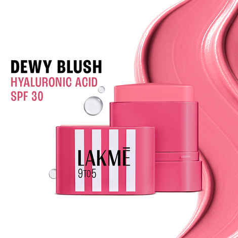 Buy Lakme 9 to 5 Hya Beach Edit SPF Blush Sunset Rose, Creamy Texture, Travel-friendly, 8.6 gm - Purplle