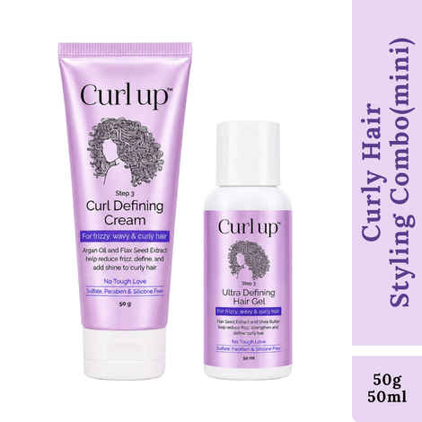 Buy Curl Up Styling Combo with Cream & Gel (50 gm + 50 ml) - Purplle