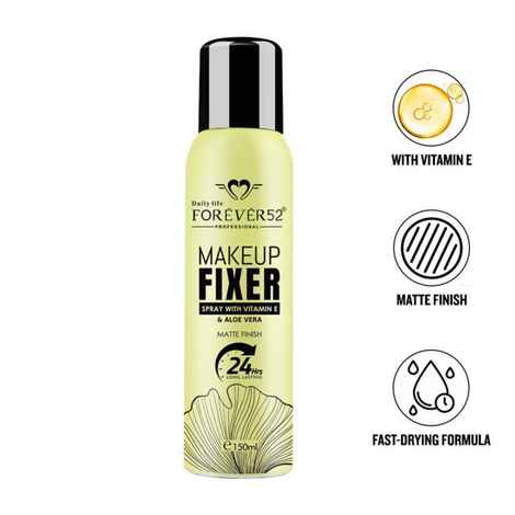 Buy Daily Life Forever52 Makeup Fixer Spray, Vitamin E & Aloe Vera, Lightweight Mist, 24-Hour Lock-in, Matte Finish - (150 ml) FZ001 - Purplle