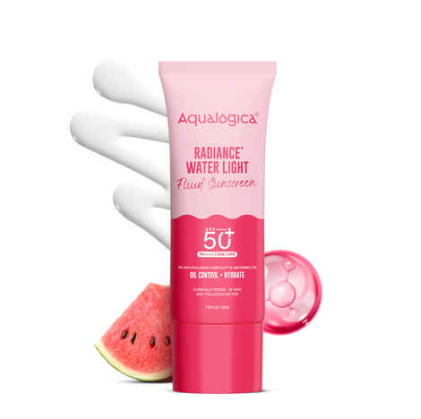 Buy Aqualogica Radiance+ Water Light Fluid Sunscreen - 25 gm - Purplle