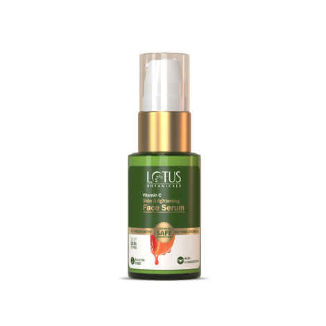 Buy Lotus Botanicals Skin Brightening Face Serum | Vitamin C | Recovers and Repairs Dull Skin | Silicon & Chemical Free | All Skin Types | 30 gm - Purplle