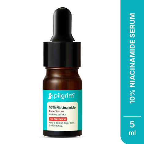 Buy Pilgrim 10% Niacinamide Face Serum For Acne Marks (5 ml) Mini - Purplle