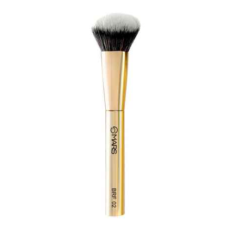 Buy MARS Artist's Arsenal Professional Bronzer Makeup Brush for Face & Cheeks | Feather Soft Touch & High Density | Precise Synthetic Bristle | Luxe Packaging makeup brush (Golden) - Purplle