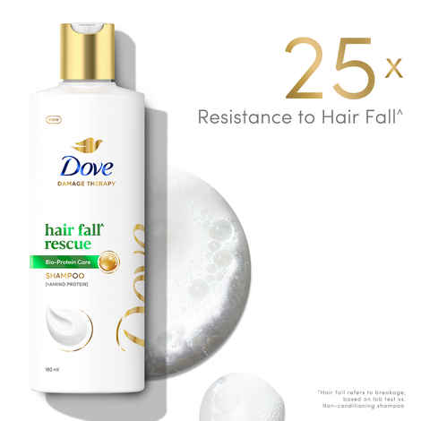 Buy Dove Hair Fall Rescue Shampoo, 180 ml - Purplle