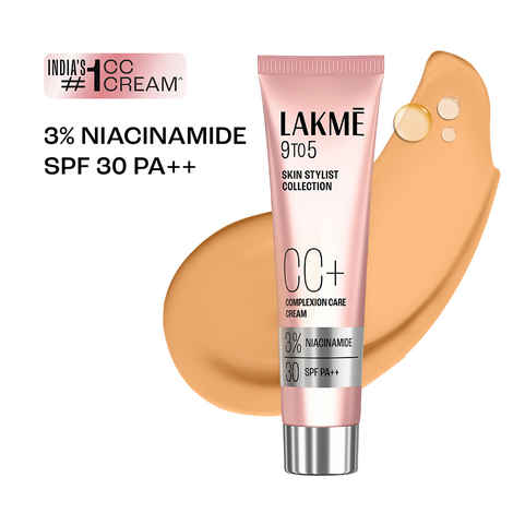 Buy Lakme 9 to 5 CC Cream Honey with 3% Niacinamide Complex SPF 30 PA++| (30 gm) - Purplle