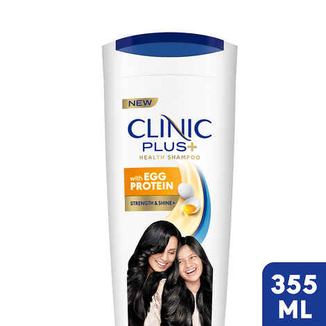 Buy Clinic Plus Strength & Shine With Egg Protein Shampoo, 355 ml - Purplle