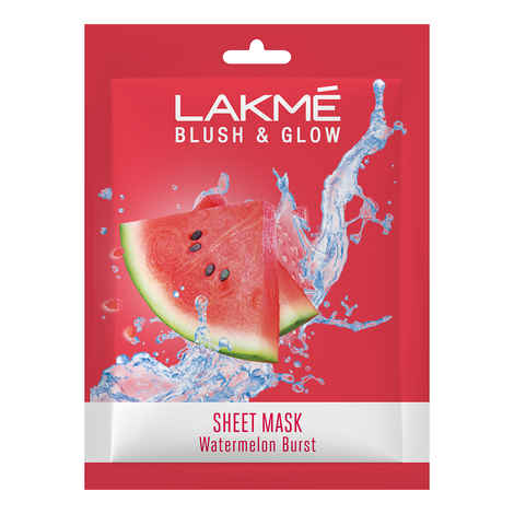 Buy Lakme Blush & Glow Watermelon Sheet Mask, 25 ml - Purplle