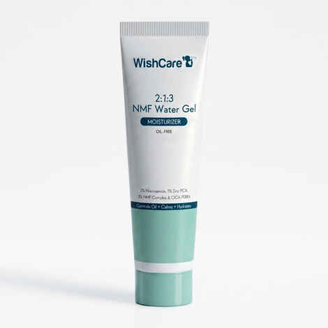 Buy WishCare 2:1:3 NMF Water Gel Moisturizer for Oily & Sensitive Skin|Oil-Free|Controls Oil & Hydrates (5 ml) - Purplle