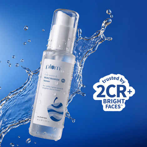 Buy Plum 3% Niacinamide & Rice Water Non-comedogenic, Alcohol-free Face Toner (80 ml) - Purplle