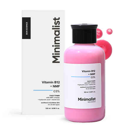 Buy Minimalist Vitamin B12 + NMF 03% Face Toner 120 ml - Purplle