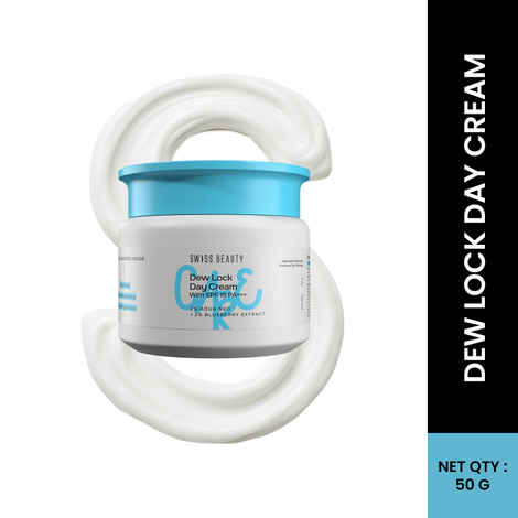 Buy Swiss Beauty Care Dew Lock Day Cream | With SPF 15+++ |Hydrates & Soothes - 50 gm - Purplle